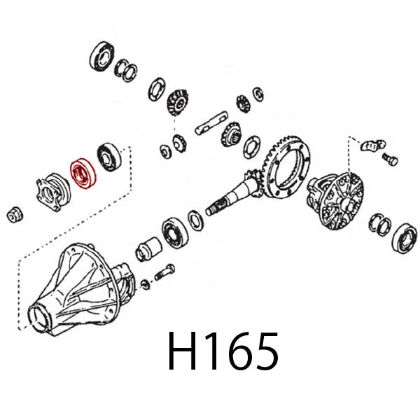 ドライブピニオン オイルシール (H165 H150)