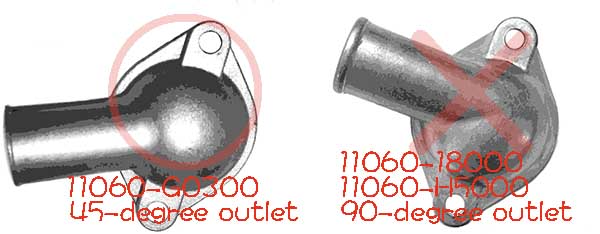 thermostat housing.