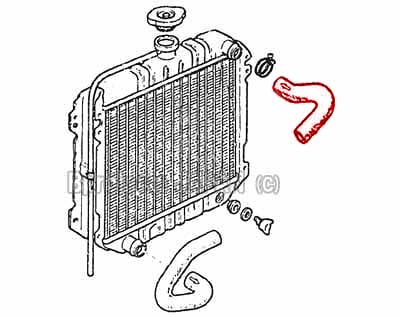 Upper Hose Early A10 A12